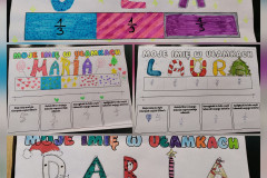 „Moje imię w ułamkach” – lekcja matematyki w klasie 5a